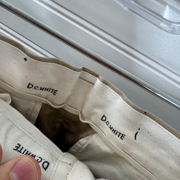 NEW D.C. White Painted West Point Officer Pant Designer Size 44 READ - Picture 4 of 10